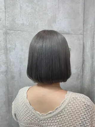 ミディアム ブリーチカラー/ 寺口佳希のヘアスタイル