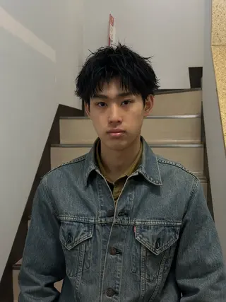 ショート メンズ 金山駅前/メンズ パーマ/真柄 恒輝のヘアスタイル