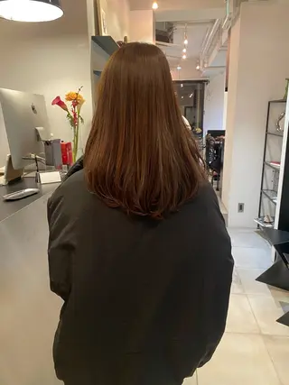 セミロング カラー riria/ボブ /ブラウンカラー🎀のヘアスタイル