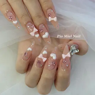 ネイル HANA 長さだしのネイルデザイン