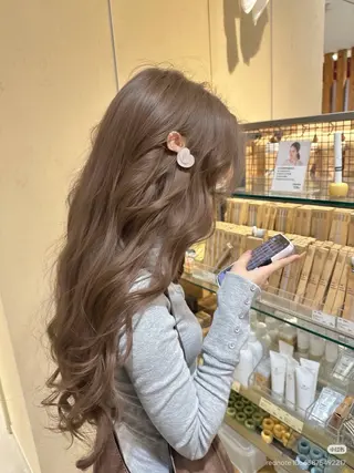 カラー 透ける透明感カラー 🎀anju/渋谷のヘアスタイル