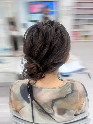 セミロング 松井凜花𐙚𓍯 ヘアアレンジ/ツヤ髪のヘアスタイル