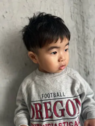 ショート キッズ Mariana雛/ 西大分/ハイライトのヘアスタイル