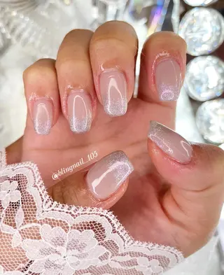 ネイル 23時まで❤︎韓国、 ワンホンネイルのネイルデザイン