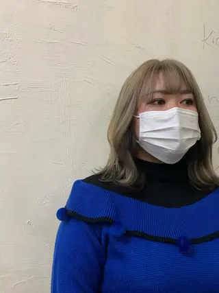 ミディアム カラー HairMake bo:rl所属・武島 美優のヘアスタイル