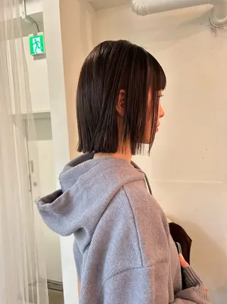 ミディアム 原 瑞希のヘアスタイル