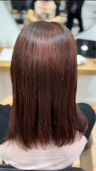 セミロング 透明感イルミナカラー /寒色/MOMOKAのヘアスタイル