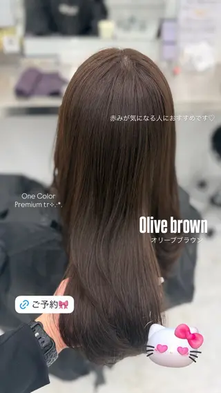 カラー 透ける透明感カラー 🎀anju/渋谷のヘアスタイル