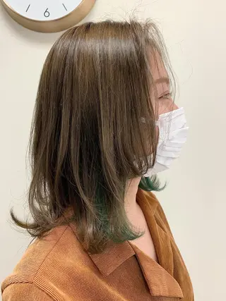 ミディアム カラー 倉持美雪 ＊幸せの伝導師＊のヘアスタイル