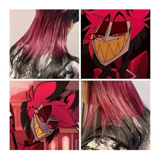 ミディアム GARU-ガル-所属・TSUNO🦖 派手髪/オタク美容師のヘアスタイル