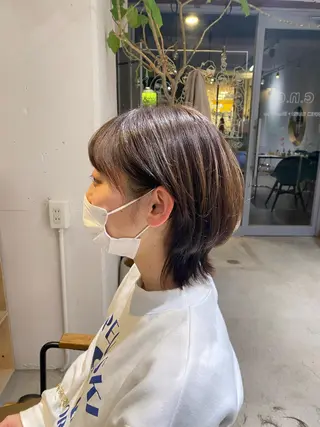 ミディアム ♡ハッシュカット/ レイヤー/yucoのヘアスタイル