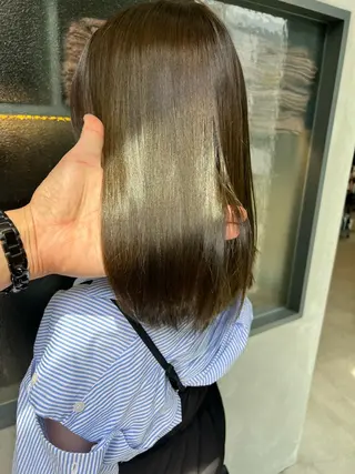 ミディアム カラー 誰よりも丁寧なカット 🍀小林輝のヘアスタイル