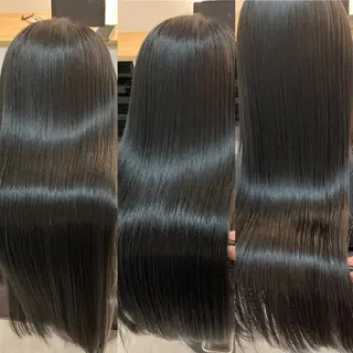 ロング カラー ヘアアレンジ キッズ 横浜関内髪質改善 re:Magoのヘアスタイル