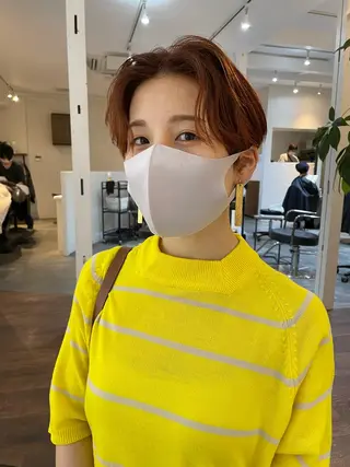 ショート カラー 高橋 愛美のヘアスタイル