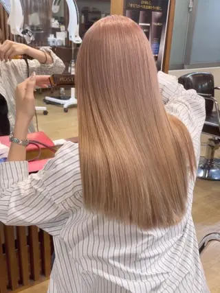 ロング カラー senjyu GINZA所属・バレイヤージュ/ハイ ライト/庄司鉄平のヘアスタイル