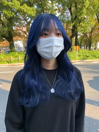 ロング カラー a rikaのヘアスタイル