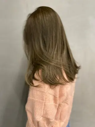 ロング カラー レイヤー/柔色 カラー/SAkiのヘアスタイル