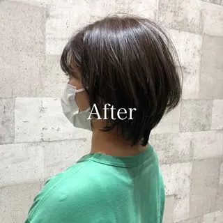 ショート カラー レディースヘア💫 加藤たいが🐯のヘアスタイル