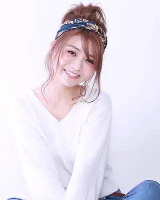 ミディアム セミロング カラー ヘアアレンジ Orange hair salon所属・ショート特化⭐️浅田 大輝Orangeのヘアスタイル