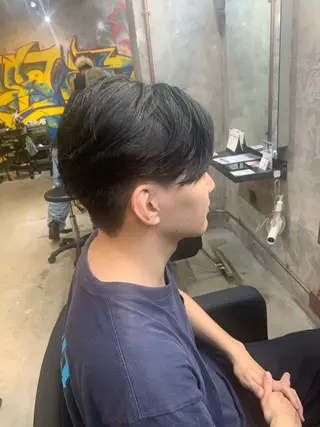 パーマ メンズ ⚡️メンズパーマ特化 mens支持◎/忠地のヘアスタイル