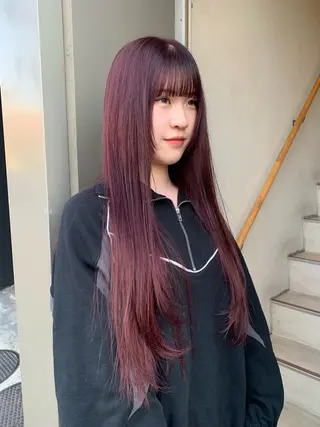 ロング カラー Lily hair design所属・🩰淡色カラー/ 南ゆかり(女性のみ)のヘアスタイル