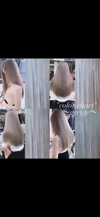 ロング カラー 💜ハイトーン💛 マジカルかいちゃんのヘアスタイル