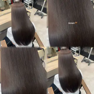 カラー ハイトーン/艶カラー /ケアブリーチ/香音のヘアスタイル