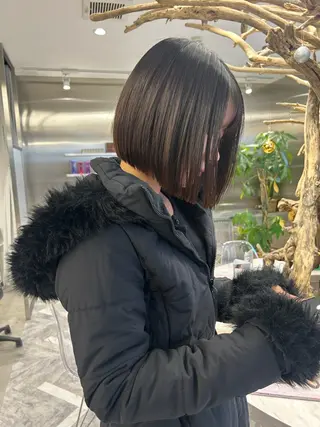 ショート カラー 冬っぽカラー/ マツエク/ゆきなのマツエク・マツパデザイン