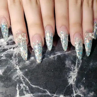 ロング ネイル クロキ 。のネイルデザイン