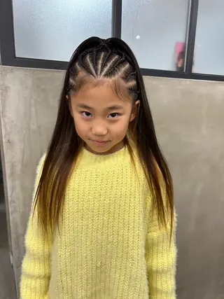 ロング 艶カラー/レイヤー /メンズ/マツエクのヘアスタイル