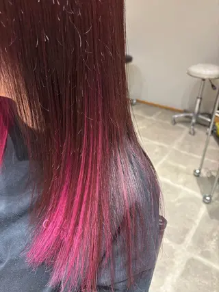 カラー monami 鈴木 茉由奈のヘアスタイル