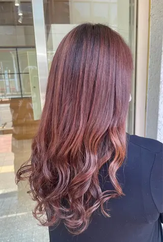 ロング カラー きむら かずきのヘアスタイル