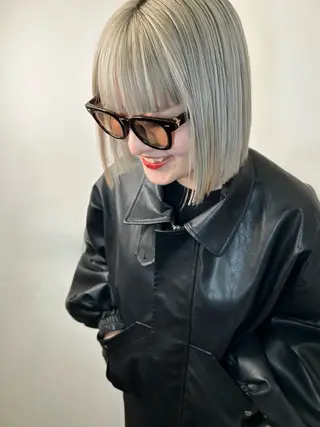 ミディアム カラー land所属・透明感カラー/レイヤ ー🌙Honokaのヘアスタイル