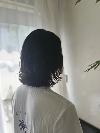 ミディアム メンズ Coppe pan所属・熊野 タイソンのヘアスタイル