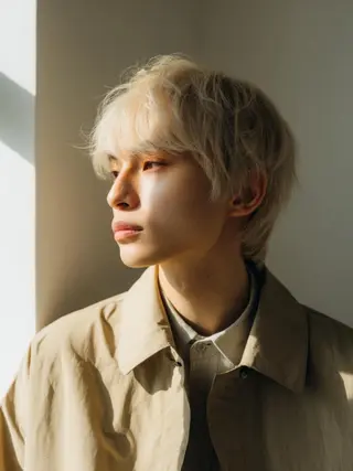 ショート カラー メンズ ブリーチお任せ🫧 tokute高円寺のヘアスタイル