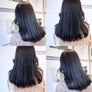 ミディアム カラー カジュアルを女っぽく 𝗮𝘆𝗮𝗰𝗼のヘアスタイル