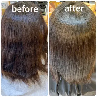 ミディアム カラー エイト ウメダのヘアスタイル