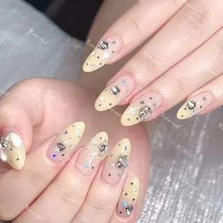 ネイル 長いだし/スカルプ/ パラシェルN.oneのネイルデザイン