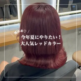 ミディアム カラー 淡色/ワンホンヘア 🤍MINORIのヘアスタイル