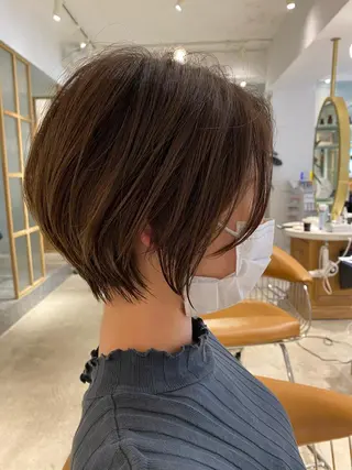 ショート 髪質改善レイヤー/ ボブたんの翔太のヘアスタイル