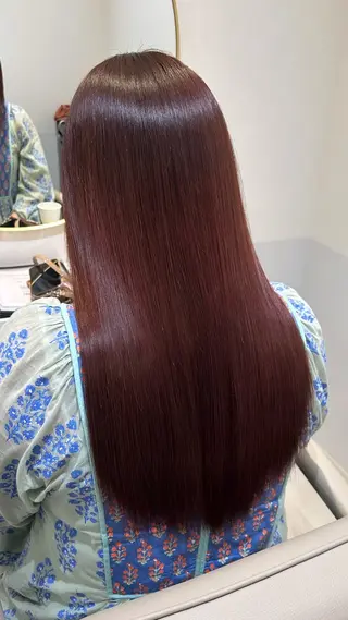 ロング カラー Eleanor枚方店 店長　飛鳥　薫のヘアスタイル