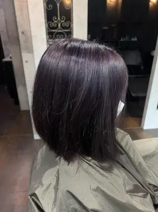 ミディアム カラー パーマ ヘアアレンジ メンズ キッズ ネイル マツエク・マツパ アイブロウ 韓国/顔周り/透明感 /レイヤー/ひなたのヘアスタイル