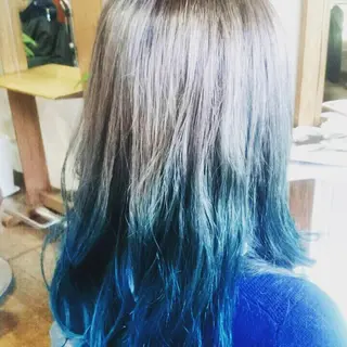 ミディアム セミロング ロング カラー 原宿サロン代表 デザインカラー伊藤卓のヘアスタイル