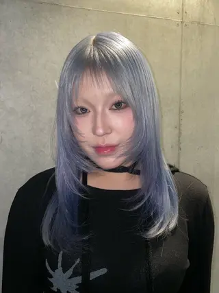 ロング カラー トレンドカラー🥣／ ヘアアレンジ✩.*˚のヘアスタイル