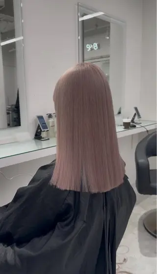 ロング カラー ヘアアレンジ 透け上品ハイトーン 職人ゆうと🤍のヘアスタイル