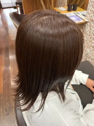 ミディアム よしかわ あいか/京都美容室のヘアスタイル