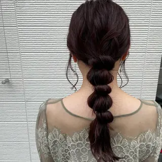 ロング ヘアアレンジ FERIAあべの KARINのヘアスタイル