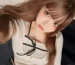 カラー 透ける透明感カラー 🎀anju/渋谷のヘアスタイル