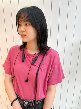 ミディアム カラー ✨ハイライトの達人 ボブ/ショート/雪下のヘアスタイル