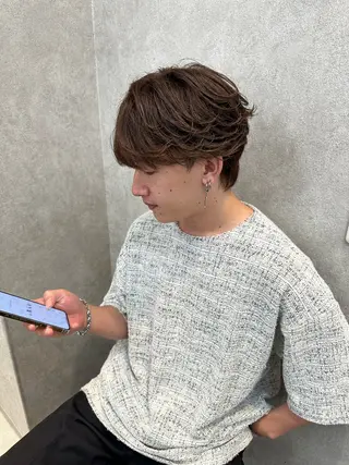 ヘアアレンジ メンズ カノン/メンズカット /ダウンパーマのヘアスタイル